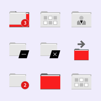 Folders icons pack