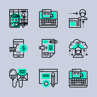 Digital Marketing icons pack