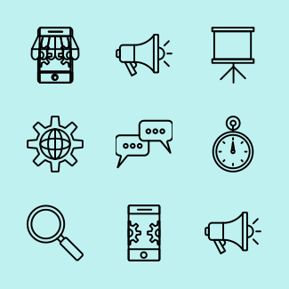 SEO and Internet Marketing icons pack