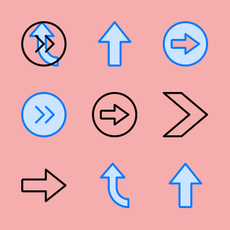 Arrow icons pack