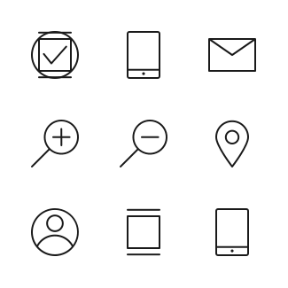 UI Interface (Line) icons pack