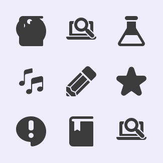 School icons pack