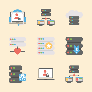 WHCompare Servers & Web Hosting icons pack