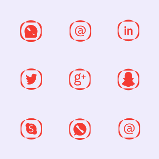 Social Media Kit icons pack