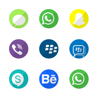 Social Media Chat icons pack