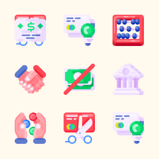 Finance icons pack