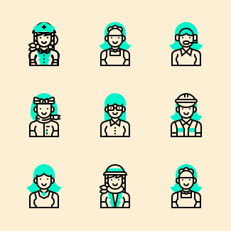 Avatar icons pack
