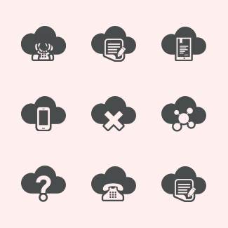 Cloud Computing icons pack