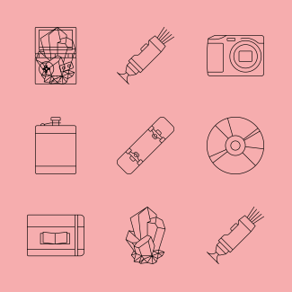 Miscellanea collection icons pack
