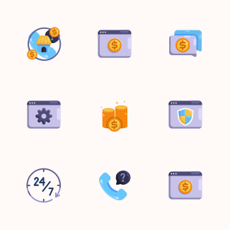 Seo and Marketing icons pack