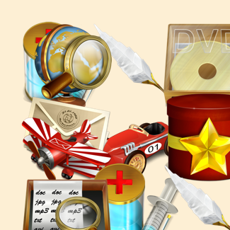 Old school by Babasse icons pack
