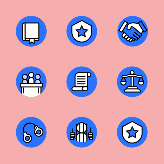 Security & Law icons pack