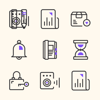 Tiny line icons pack