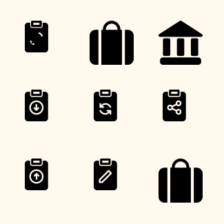 Business (Solid) icons pack