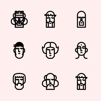Characters from Pop Culture icons pack