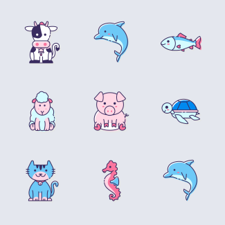 Animal icons pack