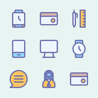 Business and Office icons pack