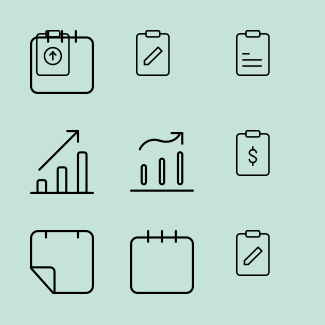 Business (Light) icons pack