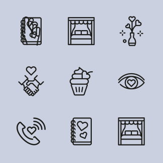 Valentines icons pack