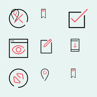 Basic Web UI Elements icons pack