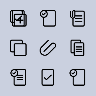 Sheet icons pack