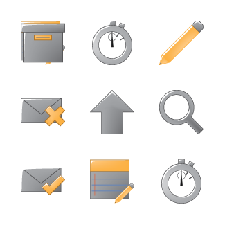 Super Simple Grey Series icons pack