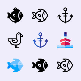 Sailor icons pack