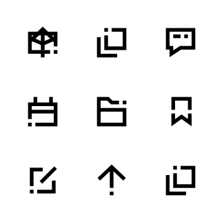 Blocky Basic UI icons pack