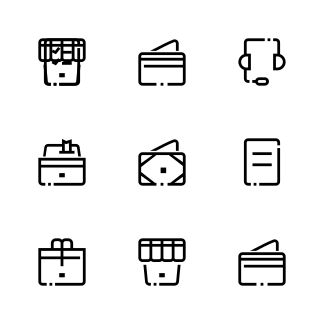 E-commerce icons pack