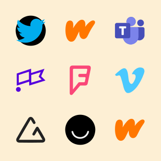 Social Network Flat icons pack