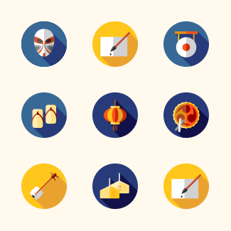 Japan icons pack