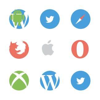 Social Media & Logos icons pack