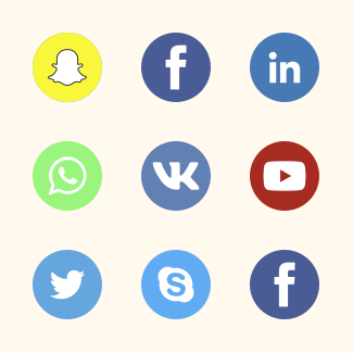 Social media icons pack