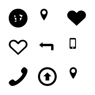 Entypo icons pack