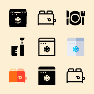 Kitchen icons pack