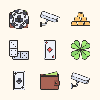 Casino icons pack