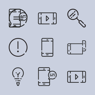 Flat Business icons pack