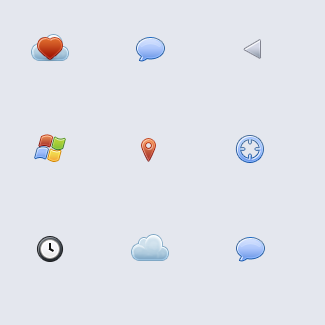 Social + Tabs Color: Free icons pack