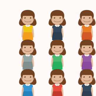 Little Girl icons pack