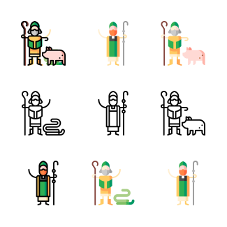 St Patricks Day icons pack