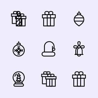 December Holidays Pack icons pack