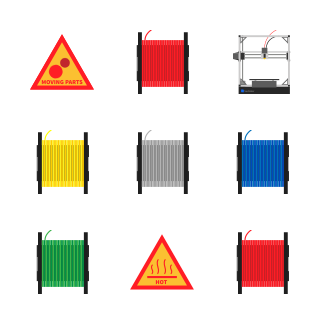 3D Maker Vol 1 icons pack