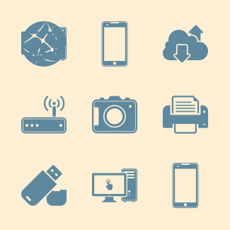 Technology and Hardware icons pack