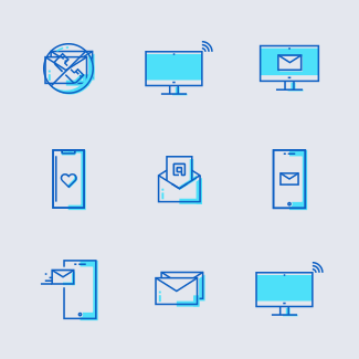 Message and Communication Sets icons pack