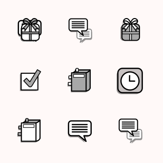 Monochrome Icon icons pack