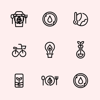 Go green Line - Save our world icons pack