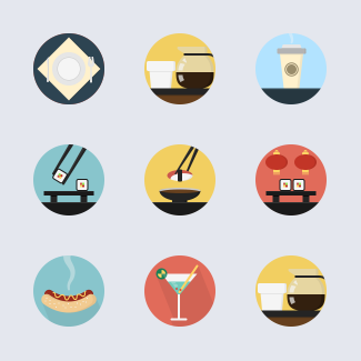 Food and Drink icons pack