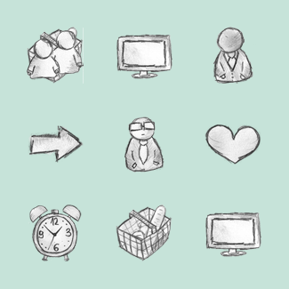 49 hand drawn icons icons pack