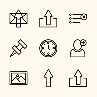 UI Outline icons pack