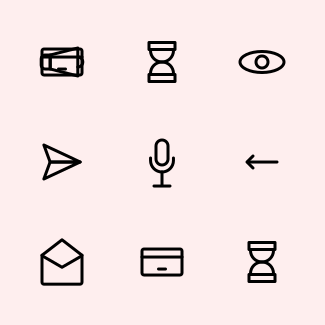 Basic UI Set V2 - Outline icons pack